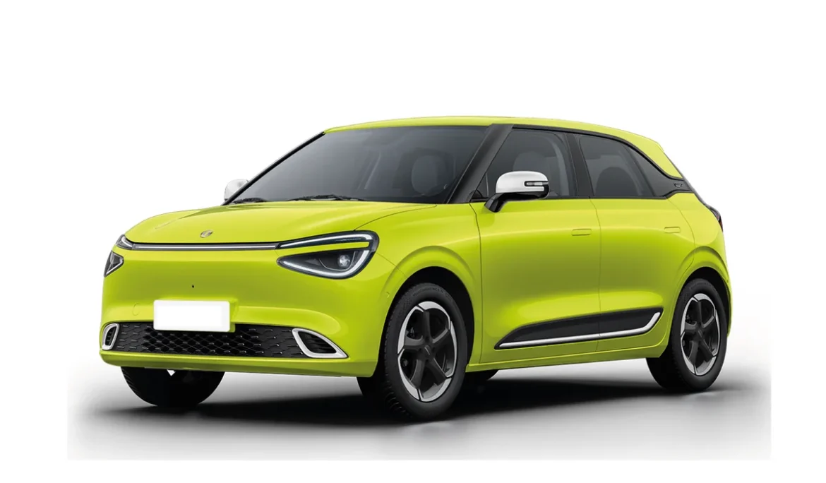 Dongfeng Nammi 01 : citadine 100 % électrique jusqu'à 430 km d'autonomie, vue trois quarts avant
